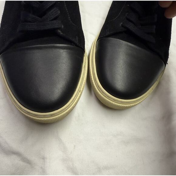 Allen Edmonds "Cooper" suede leather sneakers Men’s Size 8.5 D Black Handcrafted - Picture 13 of 15